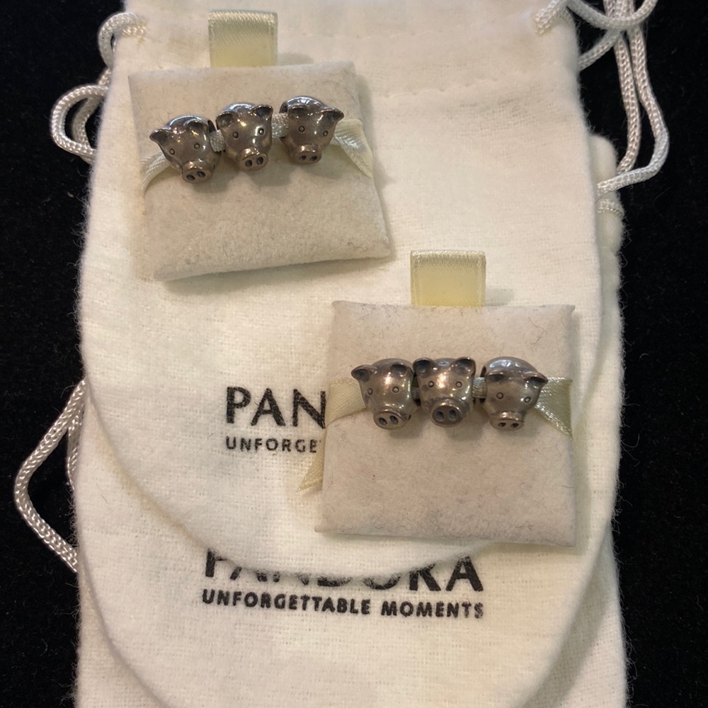 LITTLE CHARM PIGGY FROM PANDORA (now 5 available)